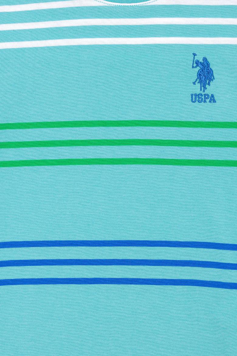 Çocuk Mint Yeşili Bisiklet Yaka Tişört - 50265976025