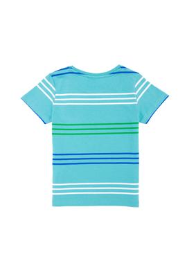 Çocuk Mint Yeşili Bisiklet Yaka Tişört - 50265976025