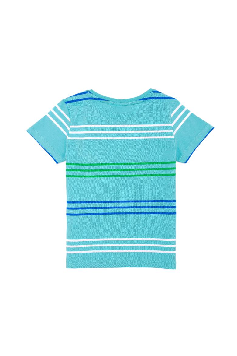 Çocuk Mint Yeşili Bisiklet Yaka Tişört - 50265976025