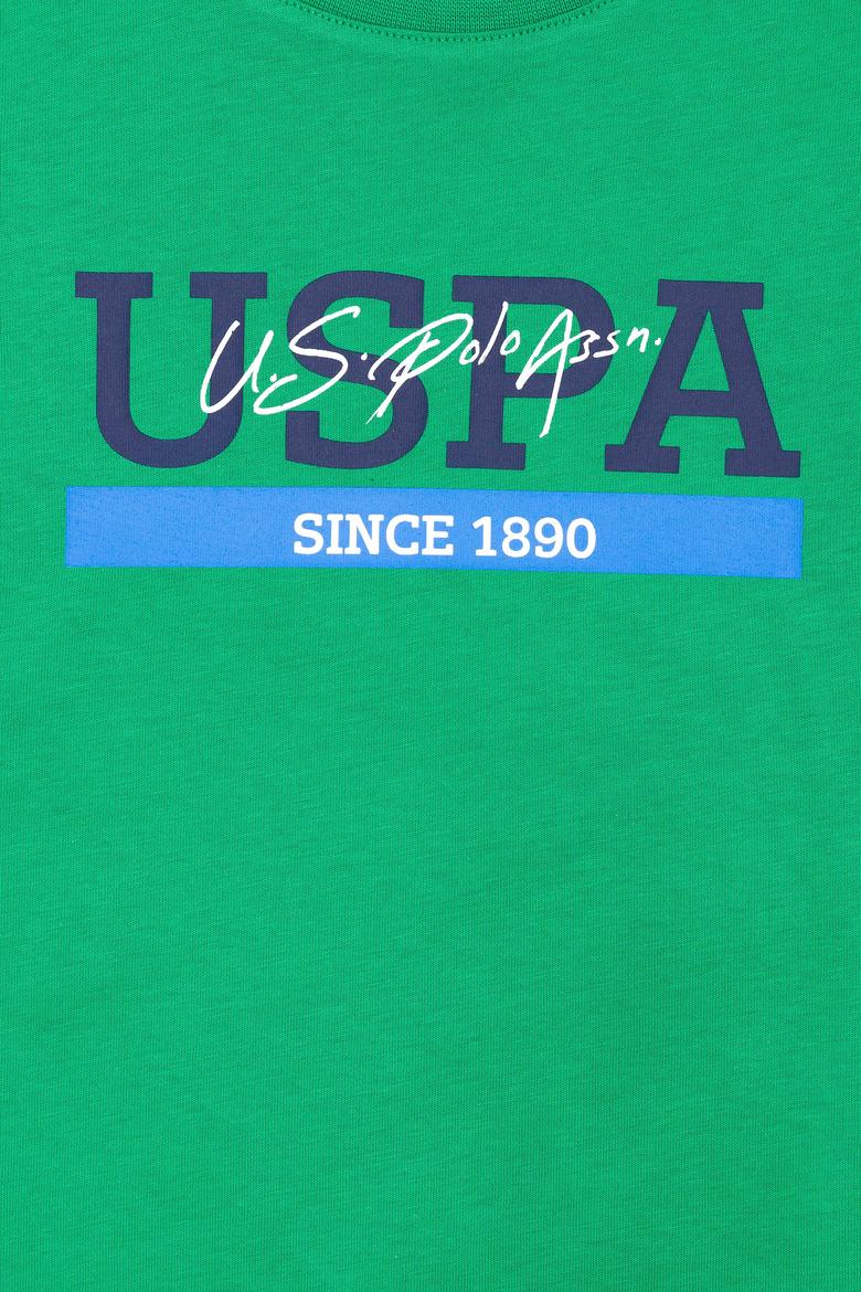 Çocuk Yeşil Bisiklet Yaka Tişört - 50265992053