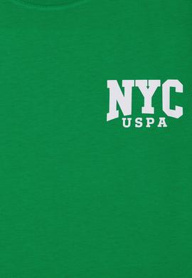 Çocuk Yeşil Bisiklet Yaka Tişört - 50266030022