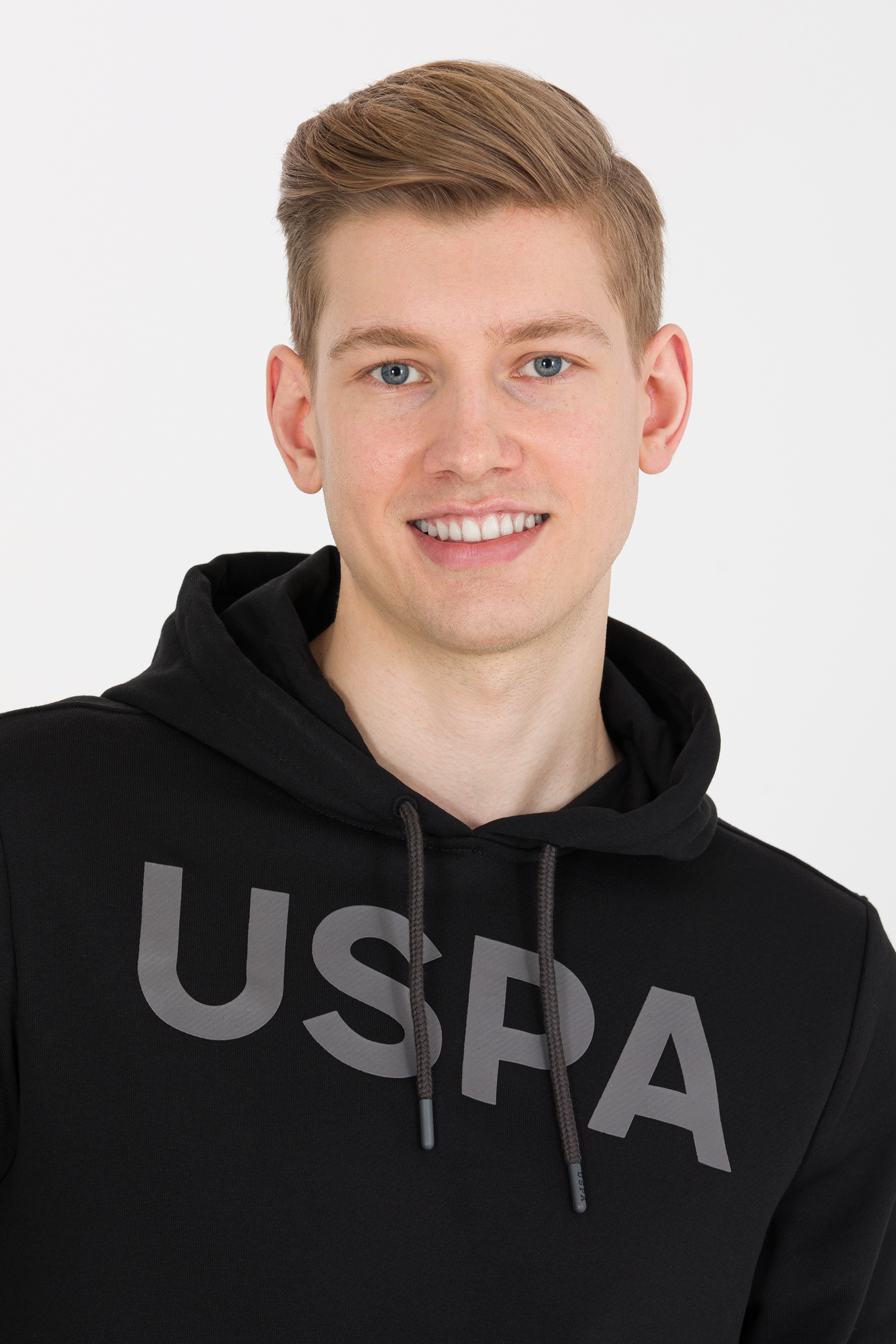 Erkek Siyah Basic Sweatshirt