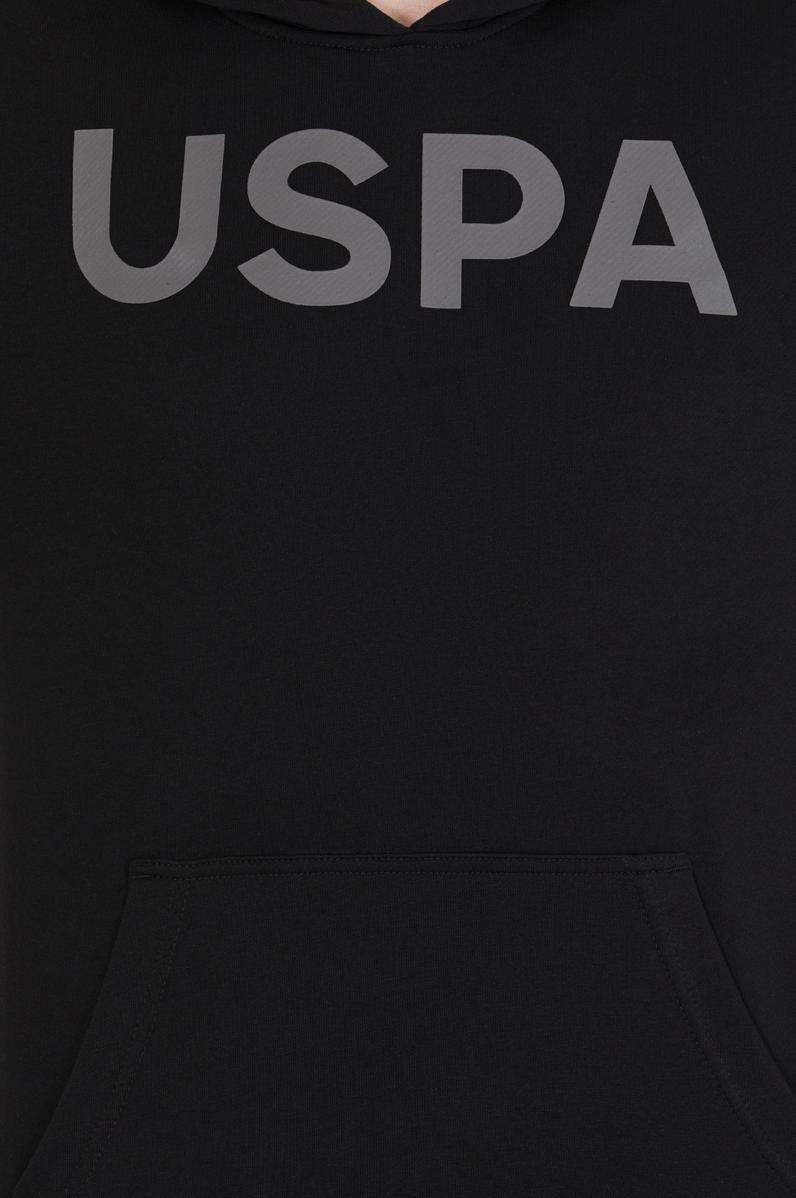 Erkek Siyah Basic Sweatshirt