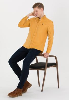 Erkek Safran Uzun Kollu Gömlek - 50256972030