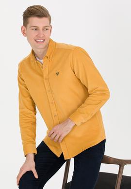 Erkek Safran Uzun Kollu Gömlek - 50256972030