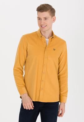 Erkek Safran Uzun Kollu Gömlek - 50256972030