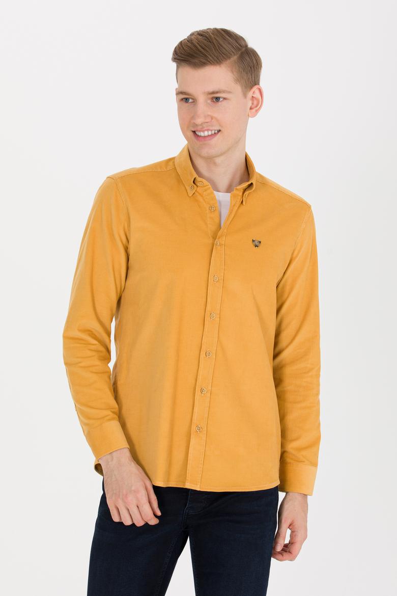 Erkek Safran Uzun Kollu Gömlek - 50256972030