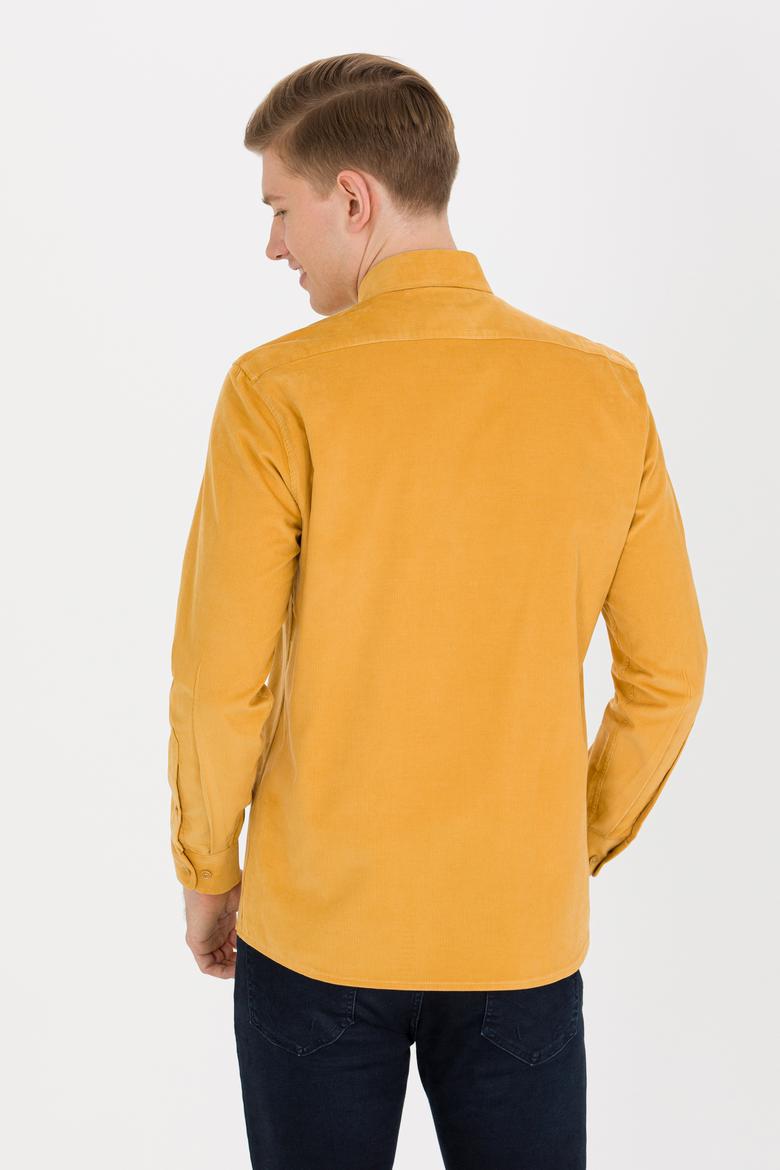 Erkek Safran Uzun Kollu Gömlek - 50256972030