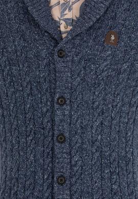 Erkek Lacivert Triko Hırka - 50253721006