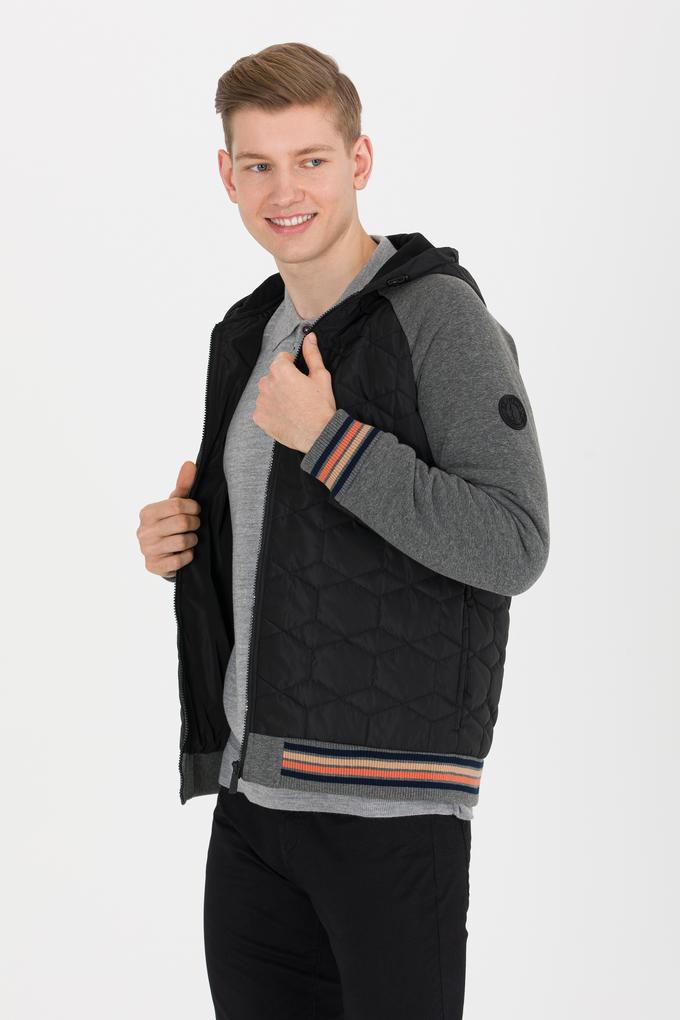 Erkek Siyah Örme Hırka