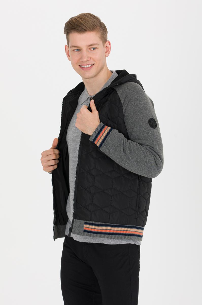 Erkek Siyah Örme Hırka