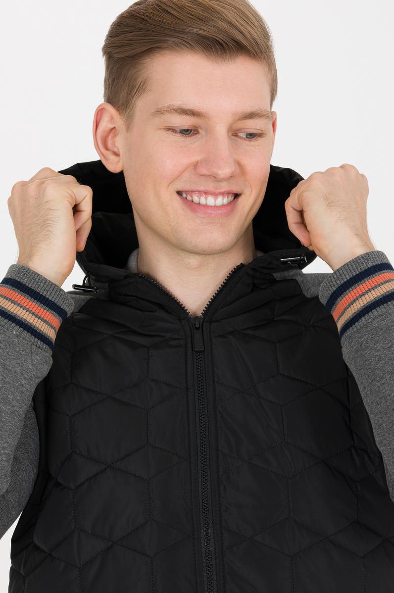 Erkek Siyah Örme Hırka