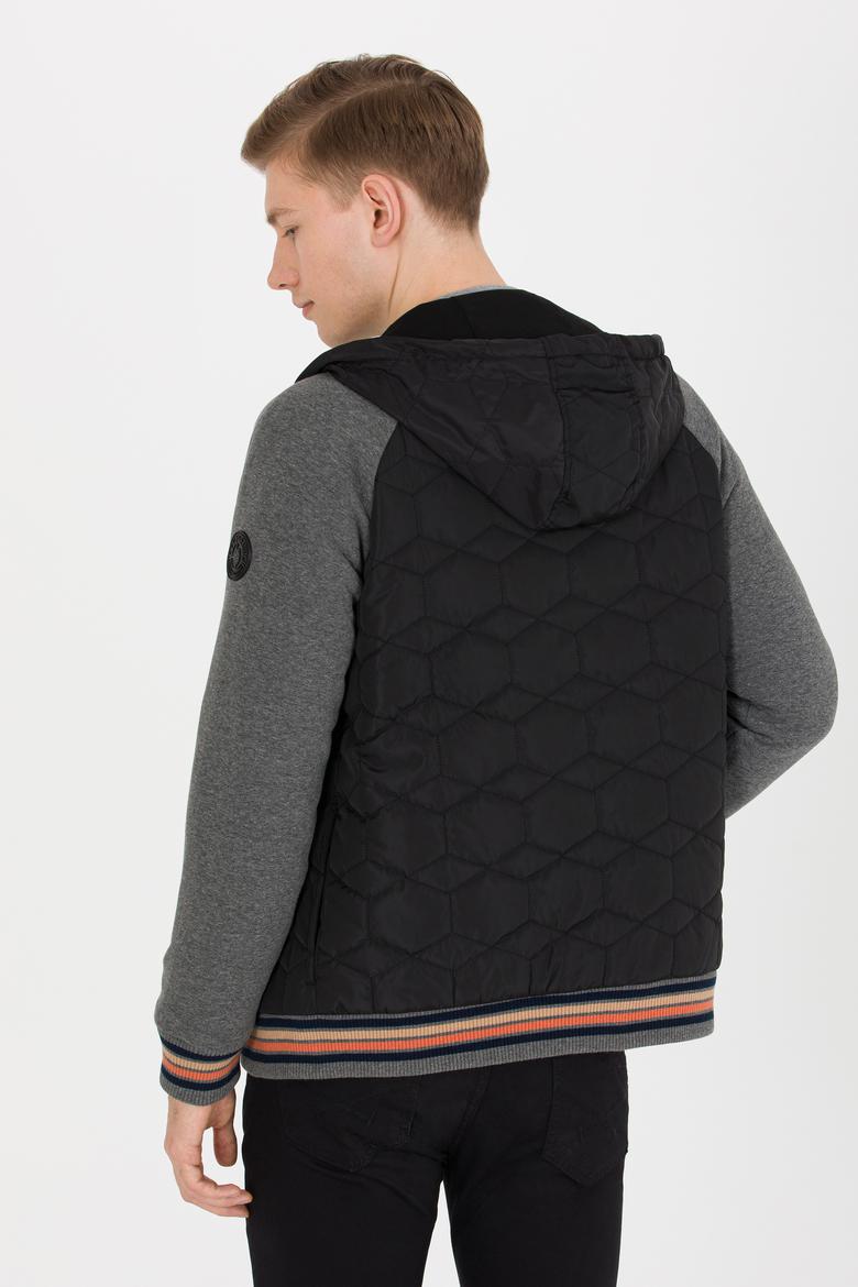 Erkek Siyah Örme Hırka - 50253182017