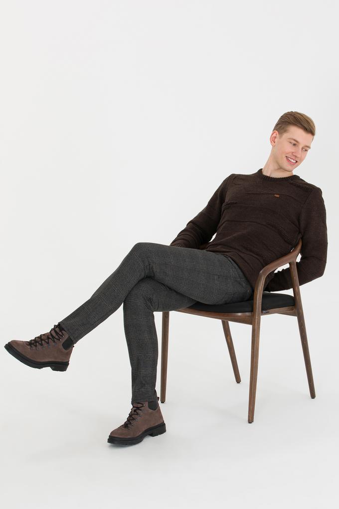 Erkek Antrasit Kanvas Pantolon