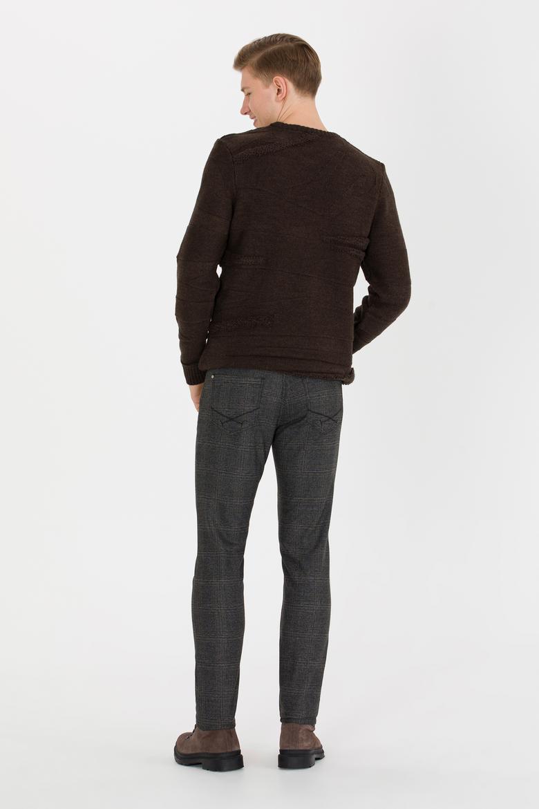 Erkek Antrasit Kanvas Pantolon - 50253896003