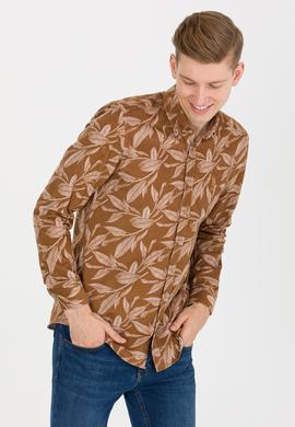 Erkek Camel Uzun Kollu Gömlek - 50254279027
