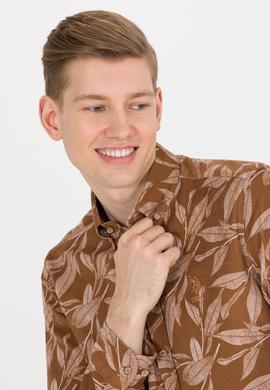 Erkek Camel Uzun Kollu Gömlek - 50254279027