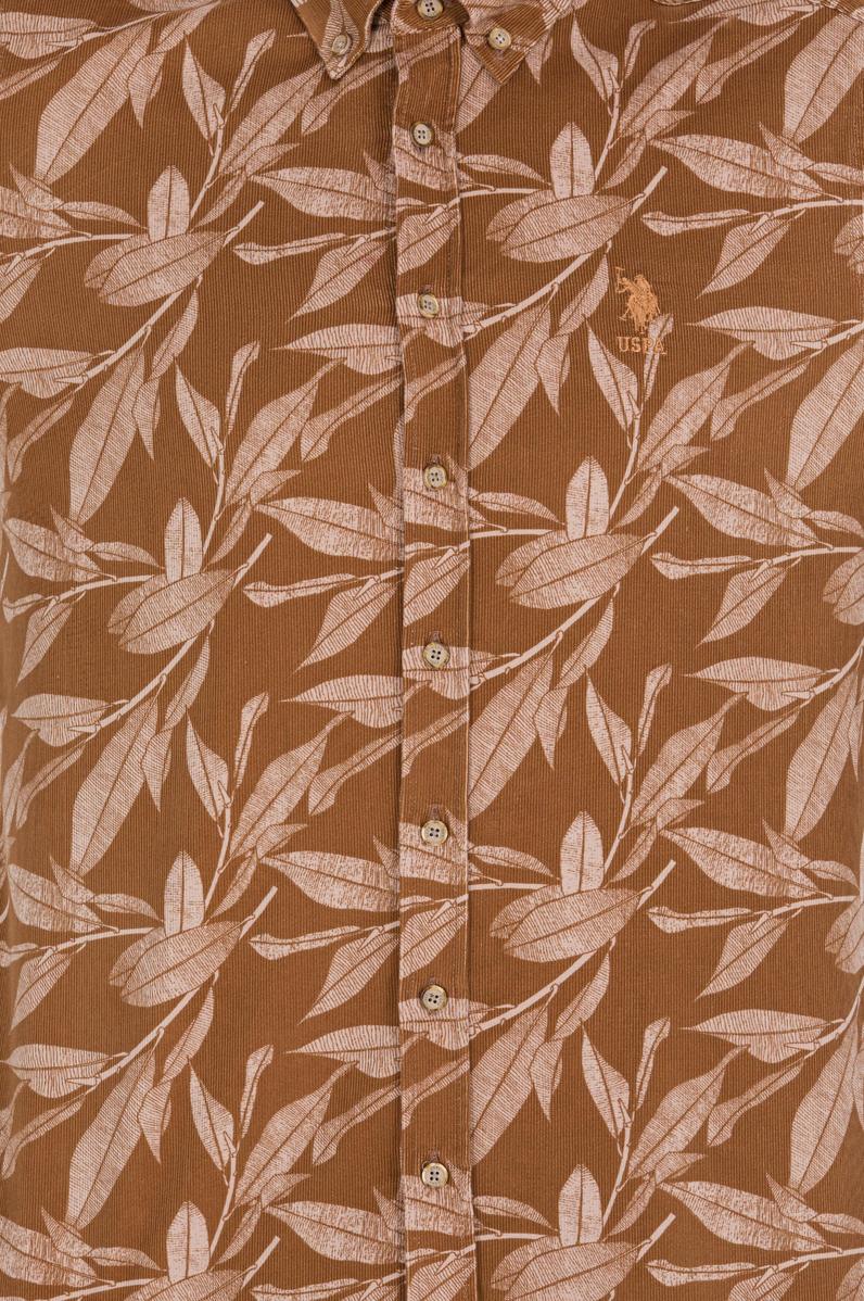 Erkek Camel Uzun Kollu Gömlek