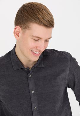 Erkek Antrasit Uzun Kollu Gömlek - 50256058017