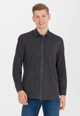 Erkek Antrasit Uzun Kollu Gömlek - 50256058017