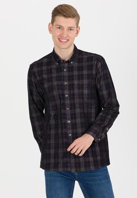 Erkek Ekoseli Antrasit Gömlek - 50256060013
