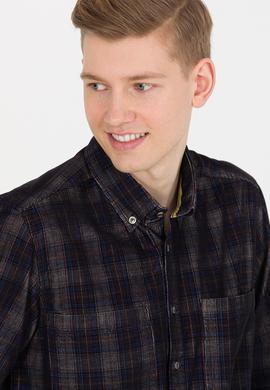 Erkek Ekoseli Antrasit Gömlek - 50256060013