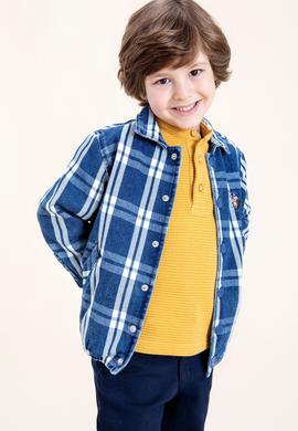 Erkek Çocuk Açık Mavi Jean Gömlek - 50253012008