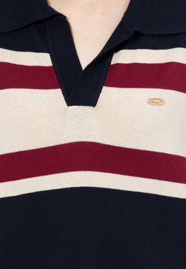 Kadın Lacivert V Yaka Kazak - 50257810006