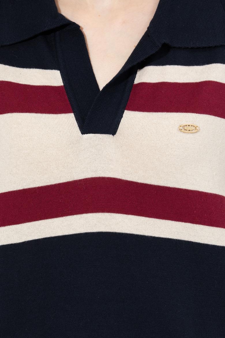 Kadın Lacivert V Yaka Kazak - 50257810006