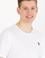 Erkek Beyaz Basic Bisiklet Yaka Tişört