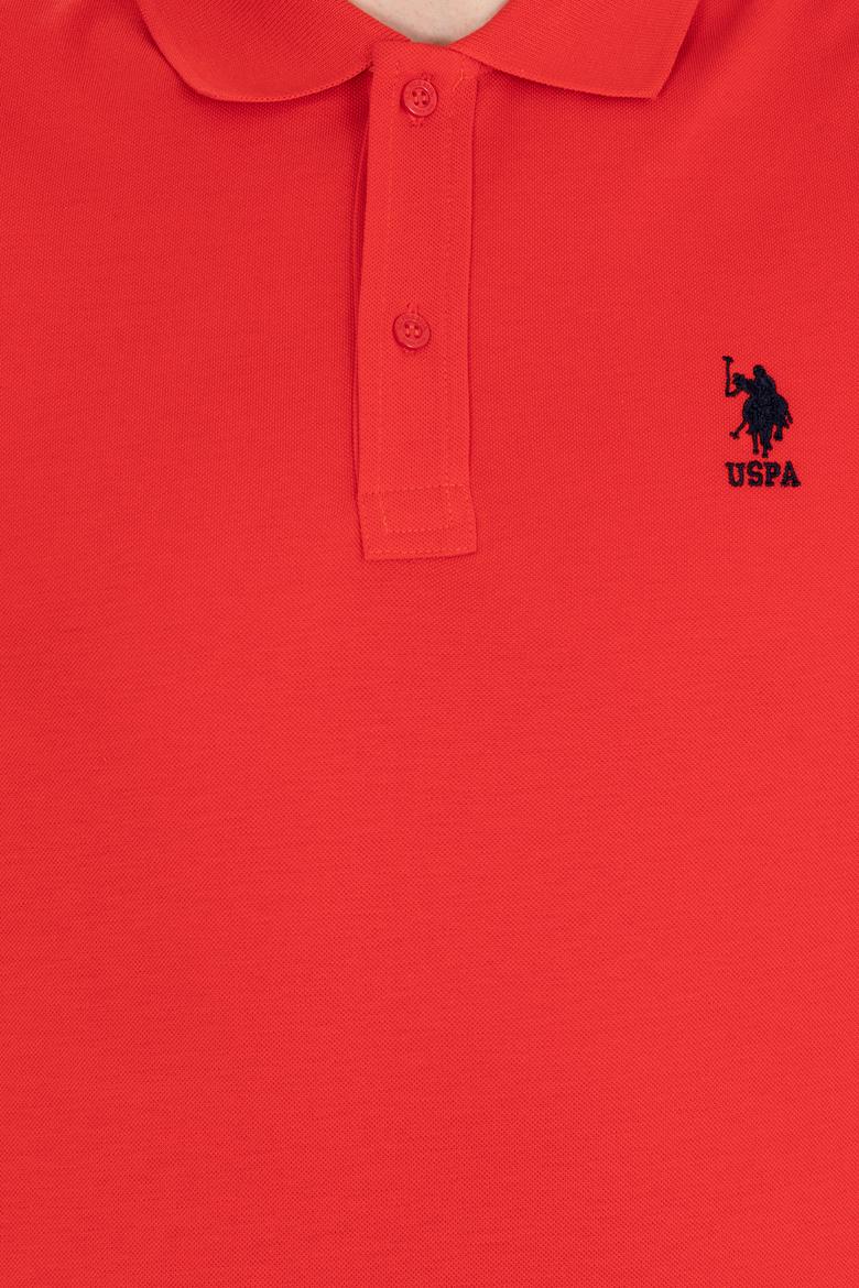 Erkek Kırmızı Basic Polo Yaka Tişört - 50264891031