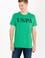 Erkek Yeşil Basic Bisiklet Yaka Tişört