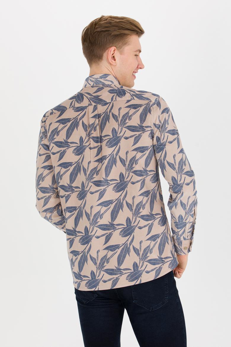 Erkek Taş Uzun Kollu Gömlek - 50254279037