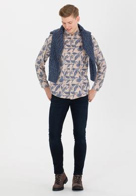 Erkek Taş Uzun Kollu Gömlek - 50254279037