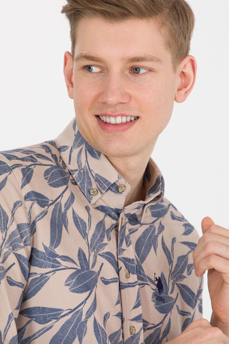 Erkek Taş Uzun Kollu Gömlek - 50254279037