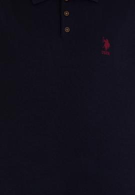 Erkek Lacivert Polo Yaka Triko Kazak - 50257694001