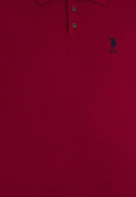 Erkek Bordo Polo Yaka Triko Kazak - 50257694010