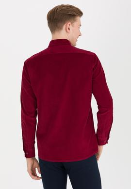 Erkek Vişne Uzun Kollu Gömlek - 50256972062