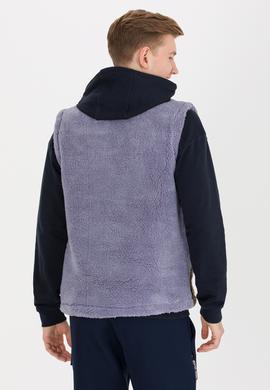 Erkek Gri Dik Yaka Örme Hırka - 50253787006