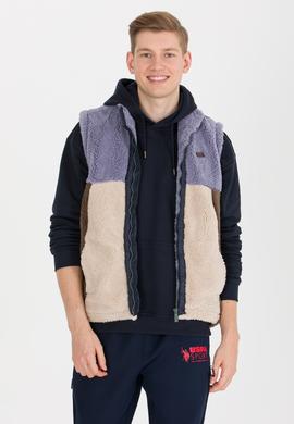 Erkek Gri Dik Yaka Örme Hırka - 50253787006