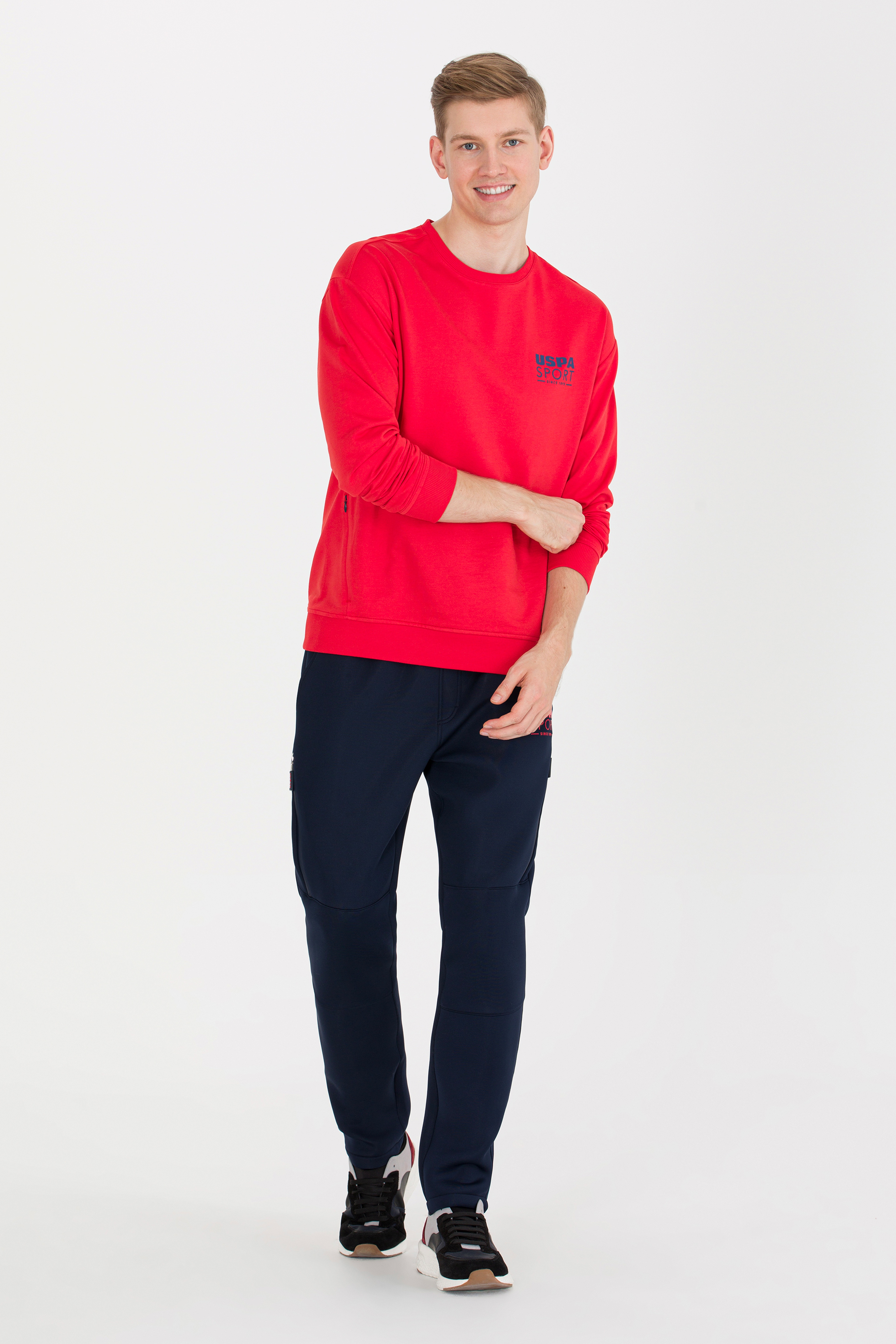 Erkek Kırmızı Sweatshirt