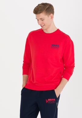 Erkek Kırmızı Sweatshirt - 50253480003