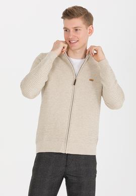 Erkek Taş Melanj Triko Hırka - 50254399025