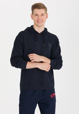 Erkek Lacivert Kapüşonlu Sweatshirt - 50253234008
