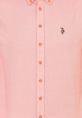 Erkek Somon Uzun Kollu Basic Gömlek - 50249494050