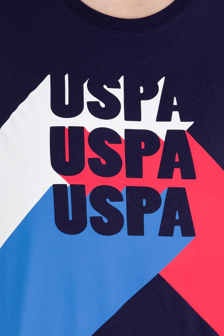 Erkek Lacivert Bisiklet Yaka Tişört - 50264956010