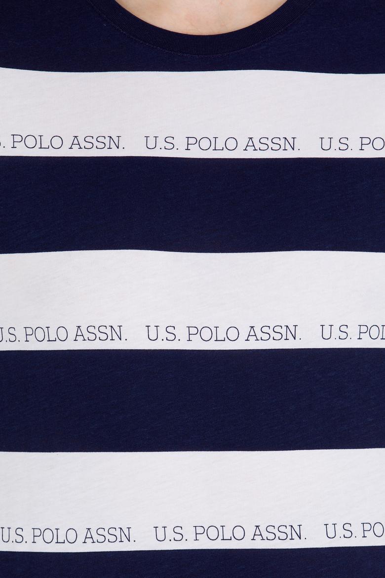 Erkek Lacivert Bisiklet Yaka Tişört - 50264971010