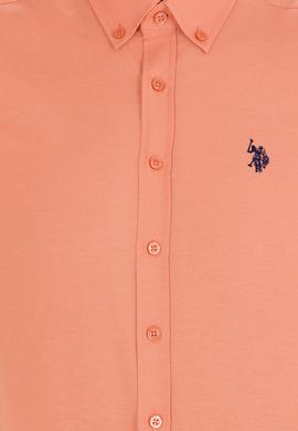 Erkek Kiremit Uzun Kollu Basic Gömlek - 50265664140