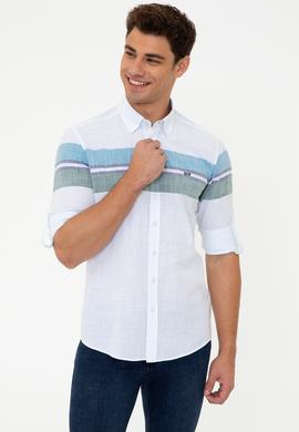 Erkek Koyu Mint  Gömlek Uzunkol - 50235286011