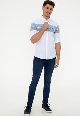 Erkek Koyu Mint  Gömlek Uzunkol - 50235286011